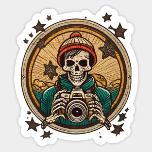 Photographer until death Sticker